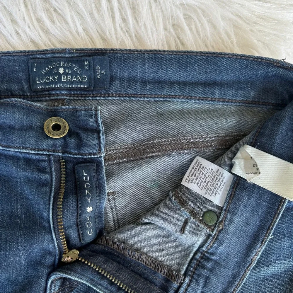 Lucky Brand Jeans Pants Brooke Legging Jean Dark Blue Denim Skinny Womens Sz 29